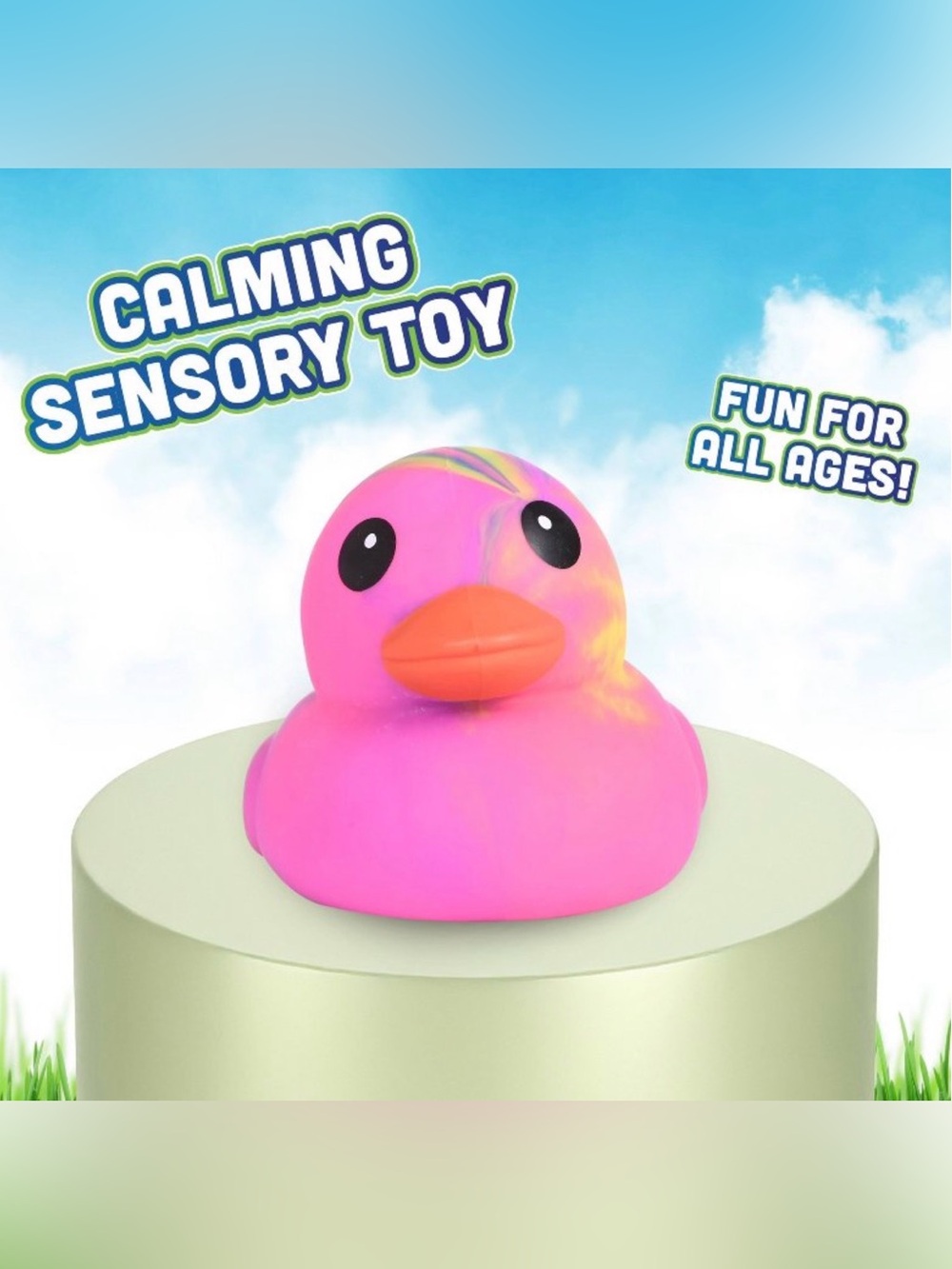Sunny Days Jumbo Squeezy Ducks -
Tie Dye - Picture 11 of 11